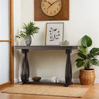 Console rustique vintage de 48 pouces, table d'entrée de style ferme