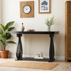 Console rustique vintage de 48 pouces, table d'entrée de style ferme