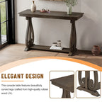 Console rustique vintage de 48 pouces, table d'entrée de style ferme