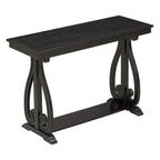 Console rustique vintage de 48 pouces, table d'entrée de style ferme