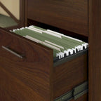 Bureau d'angle en L de 60" avec classeur mobile pour bureau à domicile
