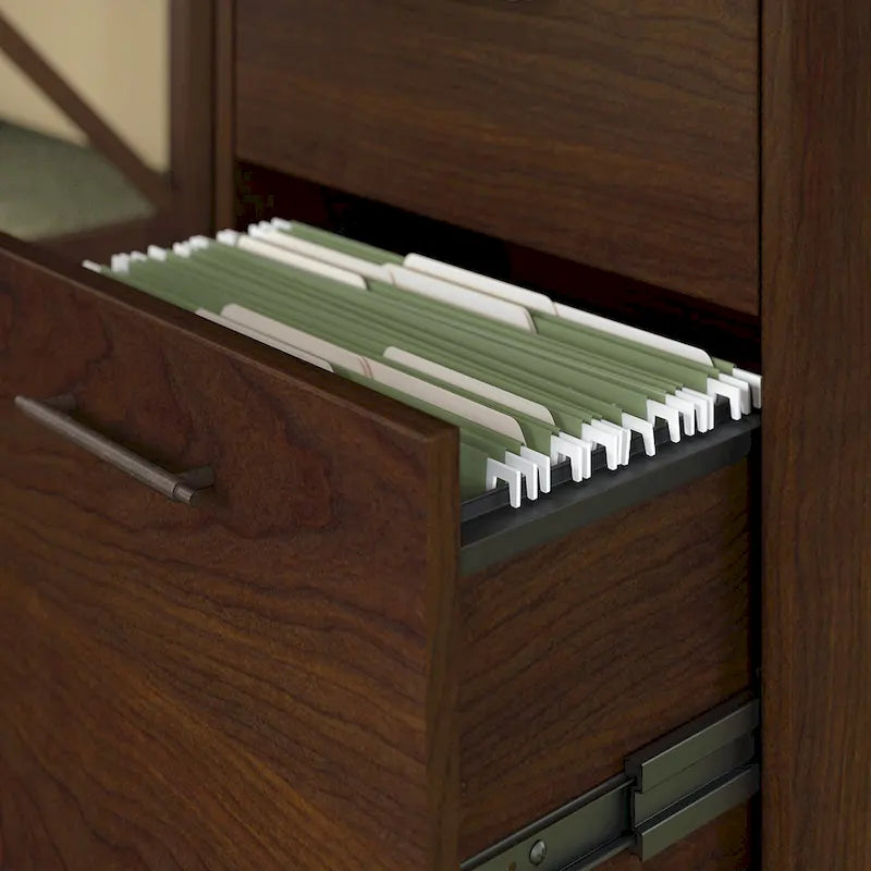 Bureau d'angle en L de 60" avec classeur mobile pour bureau à domicile