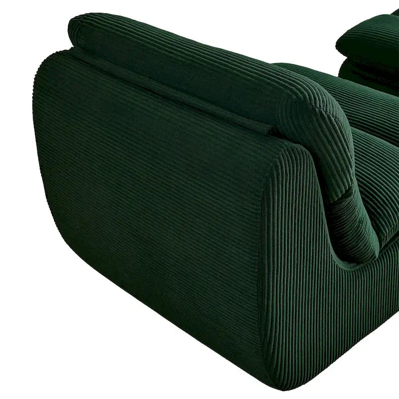34 canapés simples modernes rembourrés en éponge avec ottoman pour petits espaces
