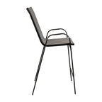 Lot de 4 tabourets de bar d'extérieur avec matériau Flex Comfort - Tabouret de terrasse