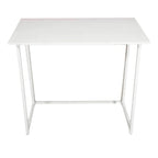 Bureau d'écriture pliable – Table de bureau PC compacte, MDF et cadre métallique