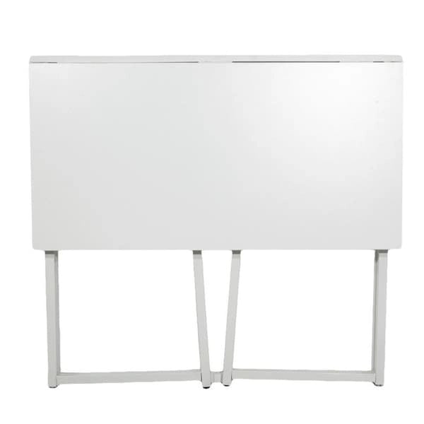 Bureau d'écriture pliable – Table de bureau PC compacte, MDF et cadre métallique