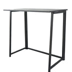 Bureau d'écriture pliable – Table de bureau PC compacte, MDF et cadre métallique