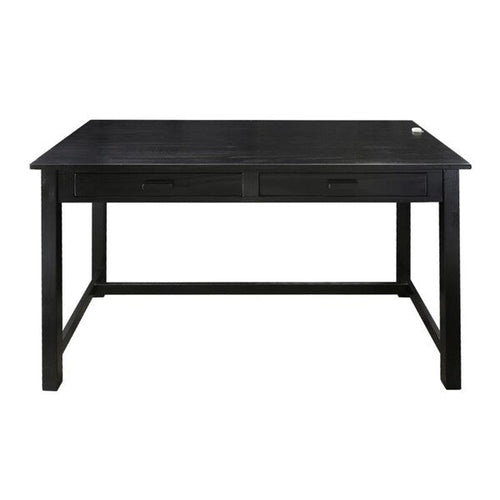Bureau de travail de 48 po avec tiroir latéral dissimulé et serrure magnétique, noir