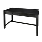 Bureau de travail de 48 po avec tiroir latéral dissimulé et serrure magnétique, noir