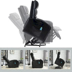 Fauteuil de massage électrique releveur – 8 points de massage, 5 modes de vibration