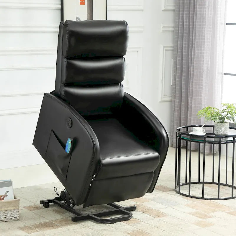 Fauteuil de massage électrique releveur – 8 points de massage, 5 modes de vibration