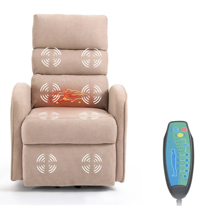 Fauteuil de massage électrique releveur – 8 points de massage, 5 modes de vibration