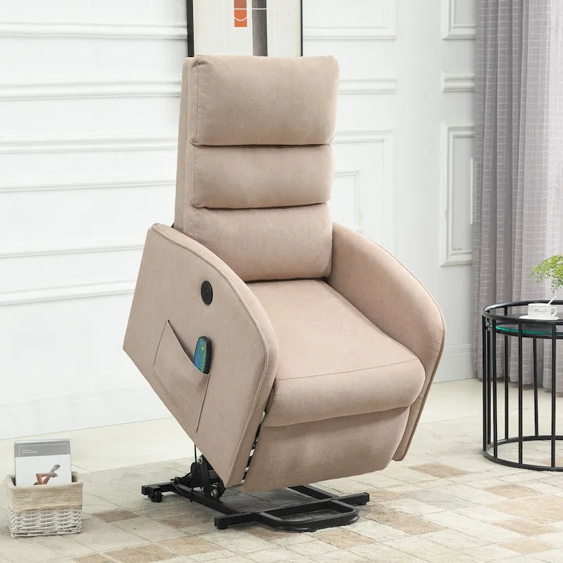 Fauteuil de massage électrique releveur – 8 points de massage, 5 modes de vibration