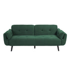 Canapé futon convertible dossier inclinable réglable lit de repos