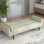 Canapé futon convertible dossier inclinable réglable lit de repos