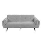 Canapé futon convertible dossier inclinable réglable lit de repos