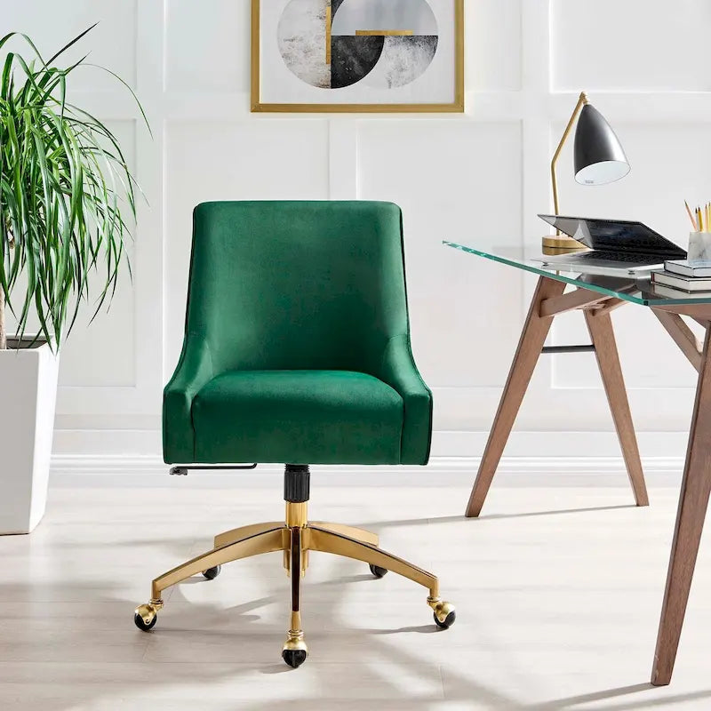 Chaise de bureau Discern Performance en velours
