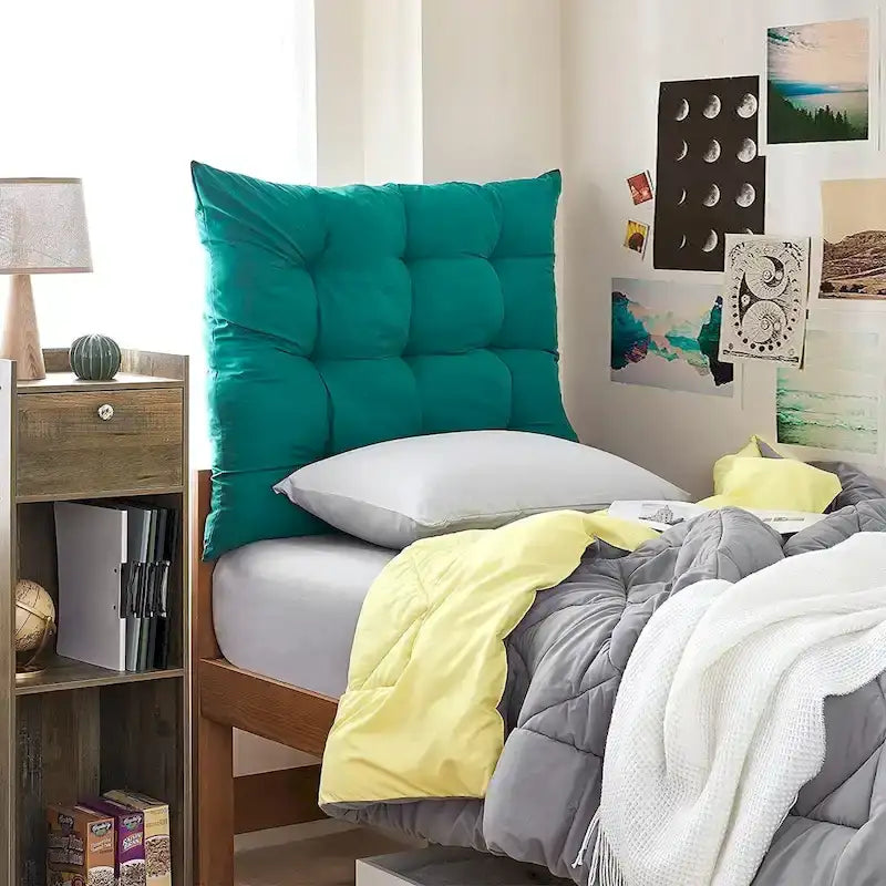 Tête de lit capitonnée gonflée pour lit jumeau XL pour dortoir et chambre à coucher