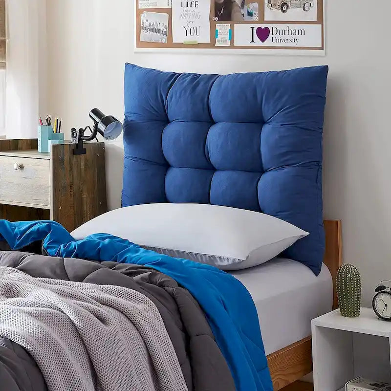 Tête de lit capitonnée gonflée pour lit jumeau XL pour dortoir et chambre à coucher