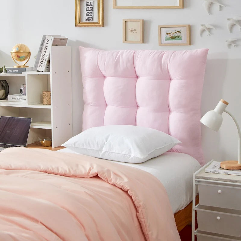 Tête de lit capitonnée gonflée pour lit jumeau XL pour dortoir et chambre à coucher