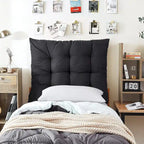 Tête de lit capitonnée gonflée pour lit jumeau XL pour dortoir et chambre à coucher