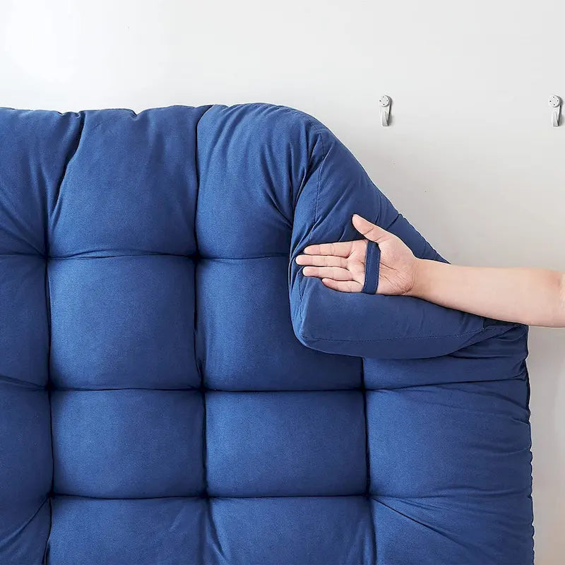 Tête de lit capitonnée gonflée pour lit jumeau XL pour dortoir et chambre à coucher