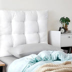 Tête de lit capitonnée gonflée pour lit jumeau XL pour dortoir et chambre à coucher