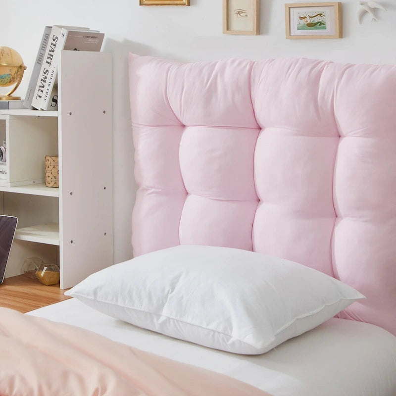 Tête de lit capitonnée gonflée pour lit jumeau XL pour dortoir et chambre à coucher