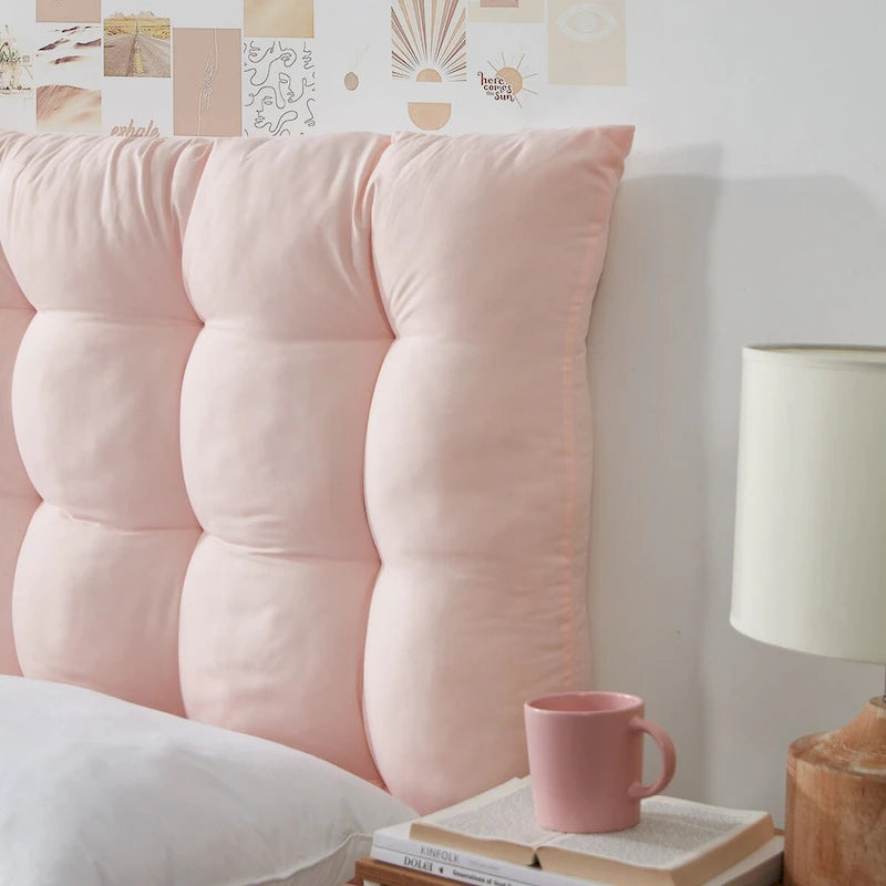 Tête de lit capitonnée gonflée pour lit jumeau XL pour dortoir et chambre à coucher