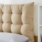 Tête de lit capitonnée gonflée pour lit jumeau XL pour dortoir et chambre à coucher