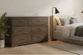 Dovetail 6-Drawer Dresser, Graphite